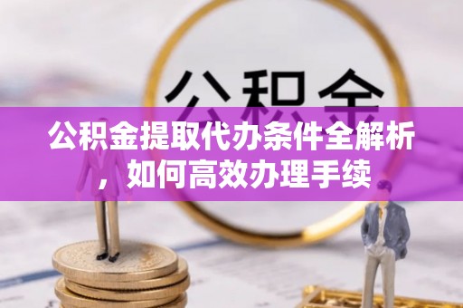 确山公积金提取代办条件全解析，如何高效办理手续