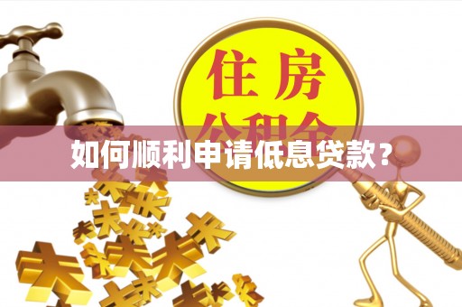 确山如何顺利申请低息贷款？