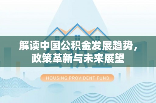 确山解读中国公积金发展趋势，政策革新与未来展望