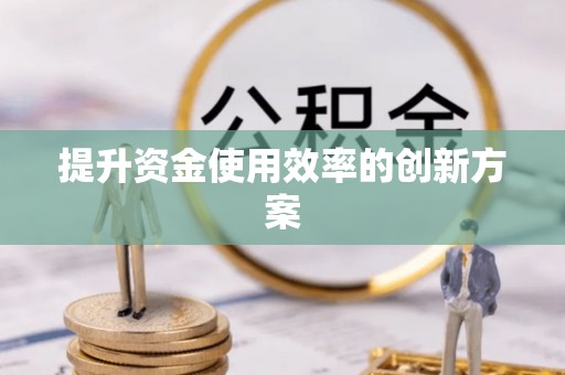 确山提升资金使用效率的创新方案