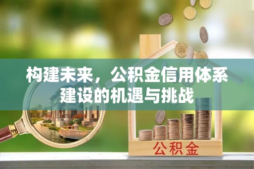 确山构建未来，公积金信用体系建设的机遇与挑战