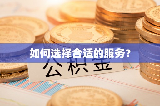确山如何选择合适的服务？