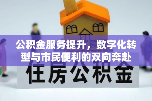 确山公积金服务提升，数字化转型与市民便利的双向奔赴