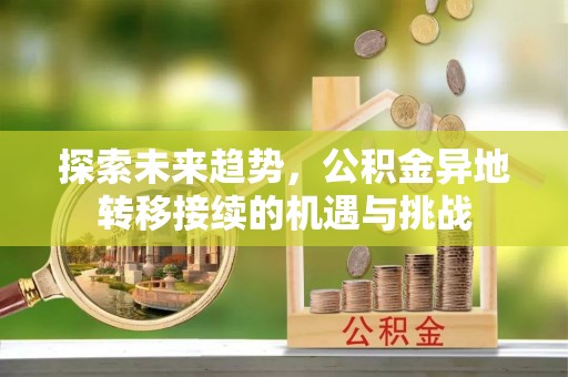 确山探索未来趋势，公积金异地转移接续的机遇与挑战