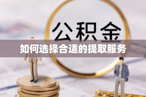 确山如何选择合适的提取服务